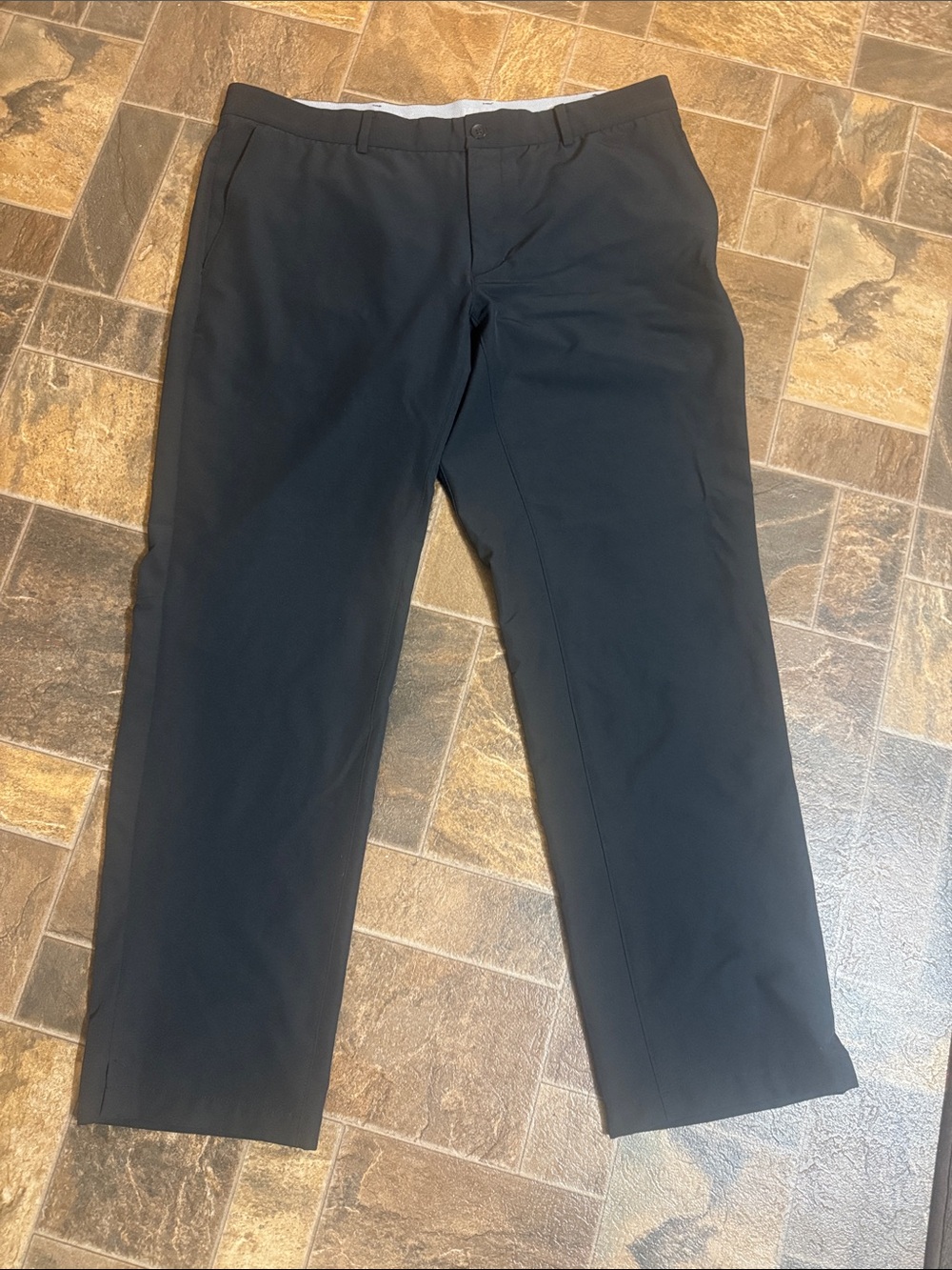 Nike Men's Black Dress Pants - Straight Cut